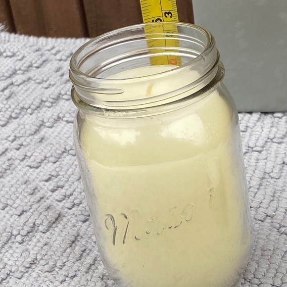 Bundle Candles Gardenia and eucalyptus in mason jars - Picture 2 of 2